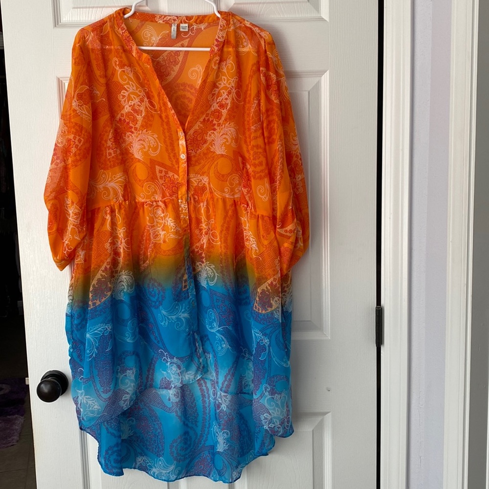 “NWOT” Cato Spring Chiffon blouse